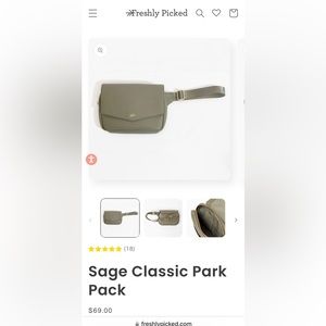 Freshly Picked Sage Classic Park Pack